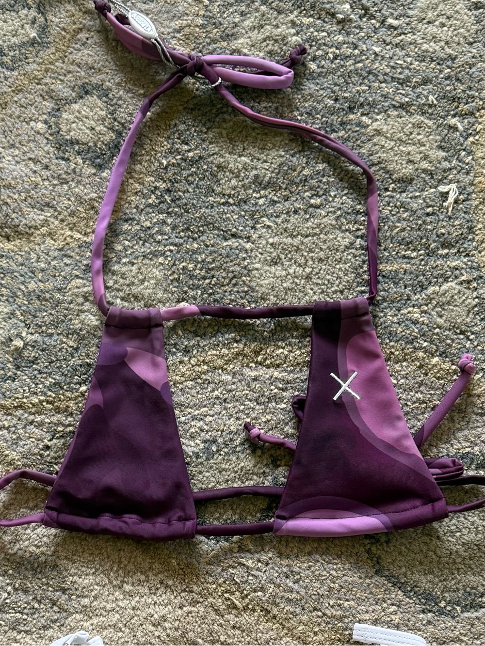 Boutine LA Purple Camo Top Size Small
